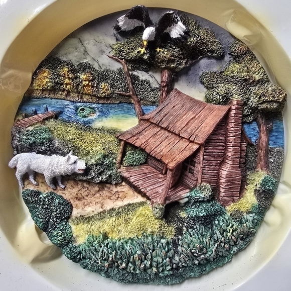 Raised Ye old cabin plate - Picture 1 of 3